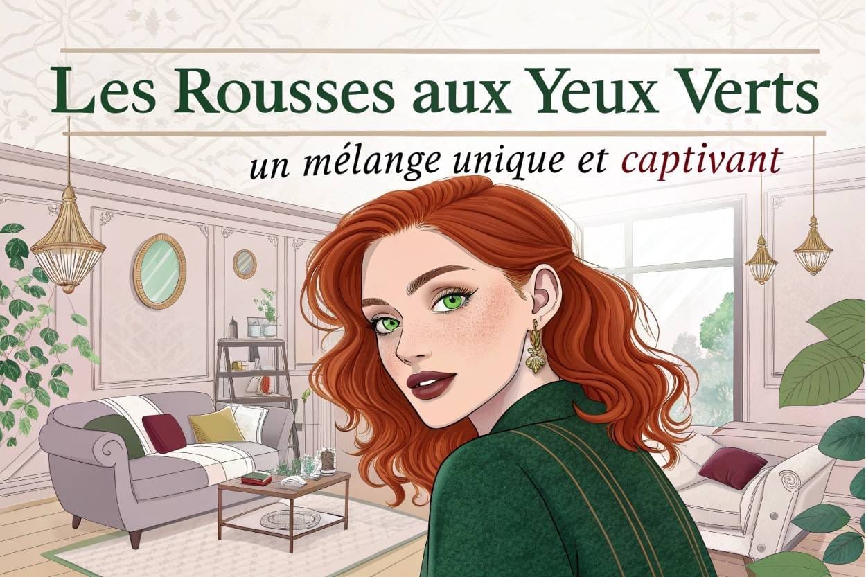 Les rousses aux yeux verts - un mélange unique et captivant