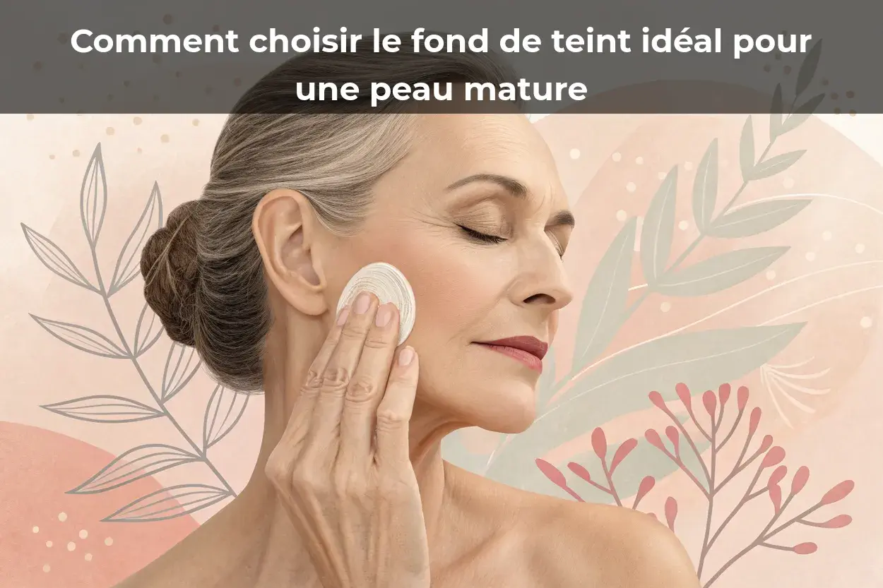 Comment choisir le fond de teint idéal pour une peau mature