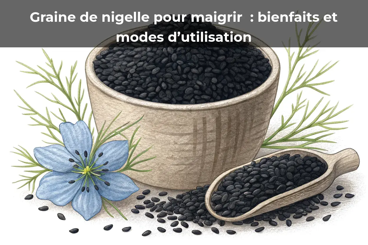 Graine de nigelle pour maigrir : bienfaits et modes d'utilisation