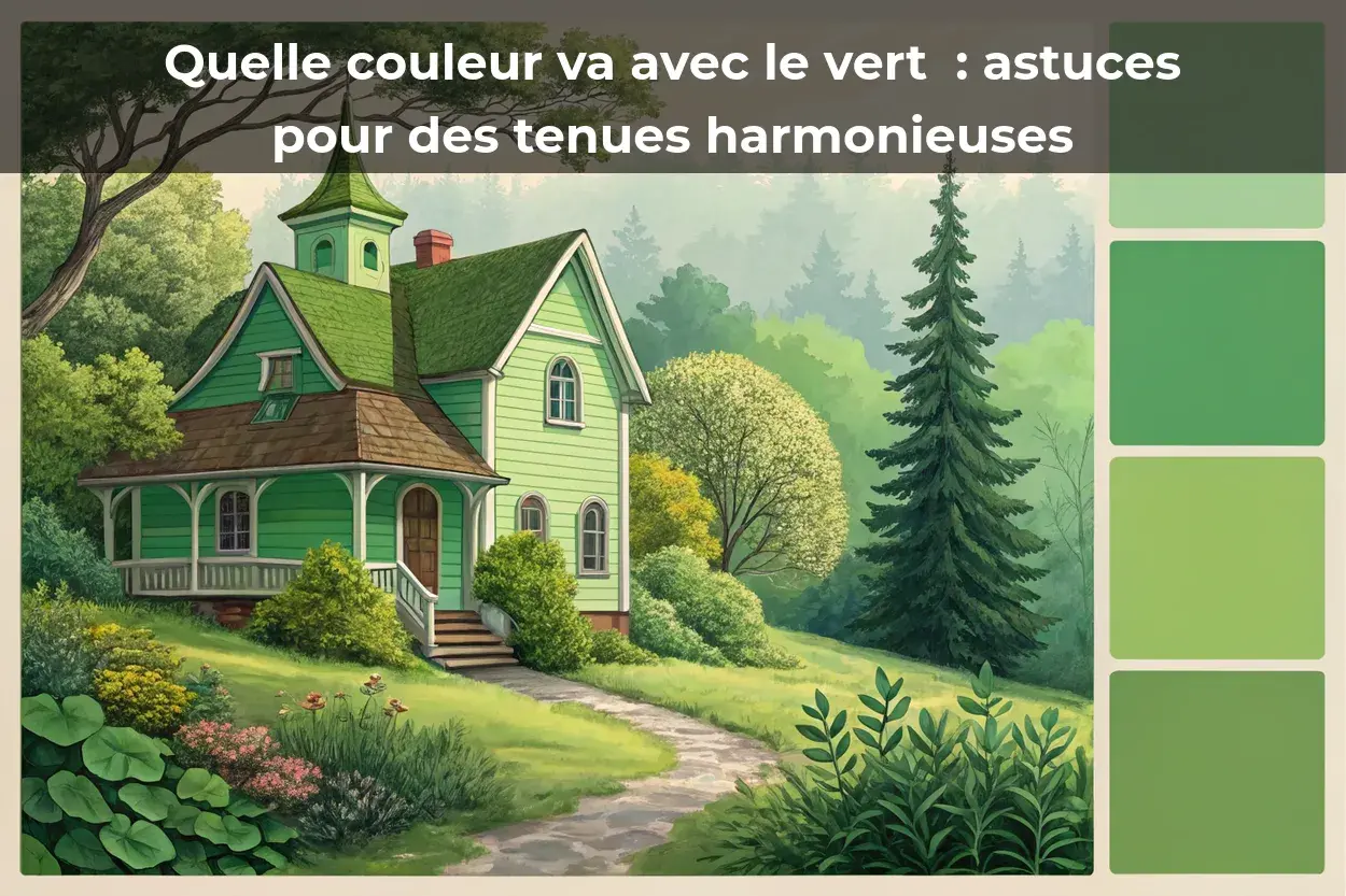 Quelle couleur va avec le vert : astuces pour des tenues harmonieuses
