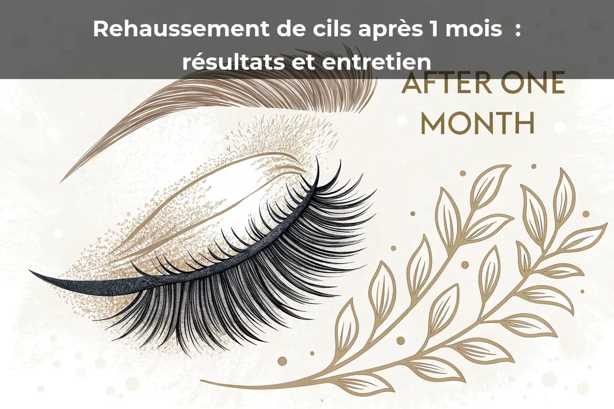 Rehaussement de cils après 1 mois : résultats et entretien