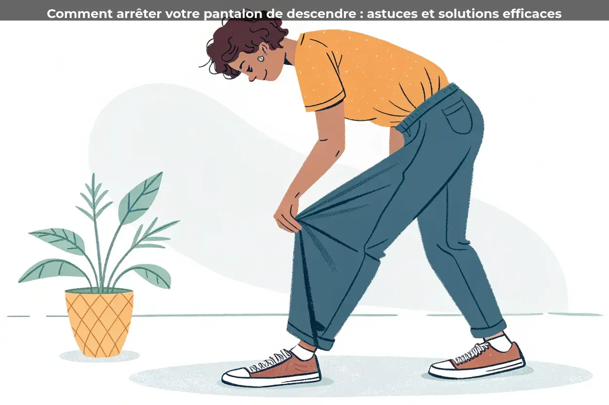 Comment arrêter votre pantalon de descendre : astuces et solutions efficaces
