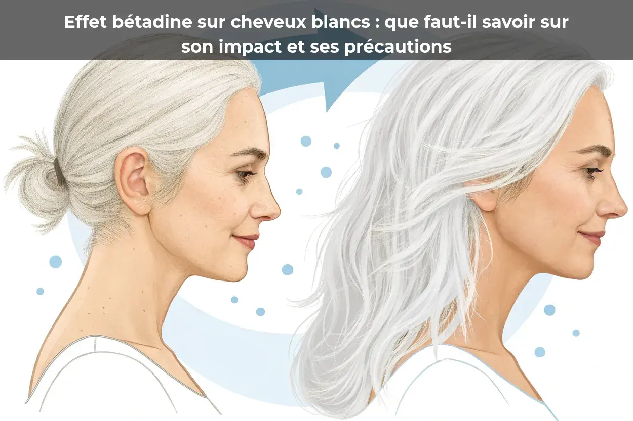 Effet bétadine sur cheveux blancs : que faut-il savoir sur son impact et ses précautions