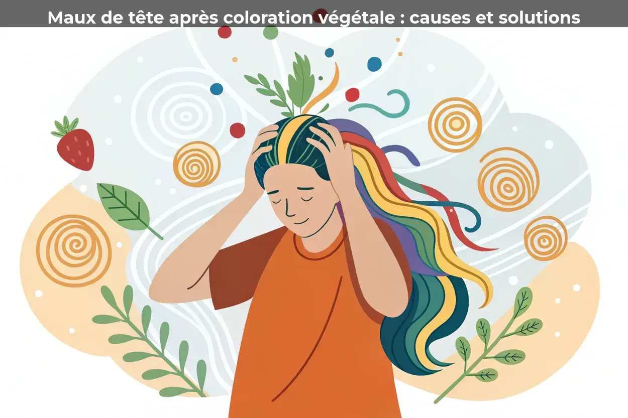 Maux de tête après coloration végétale : causes et solutions